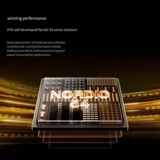 ATK GEAR Liekong X1V2/X1Air เมาส์สําหรับเล่นเกม Esports มือถือไร้สายตามหลักสรีรศาสตร์