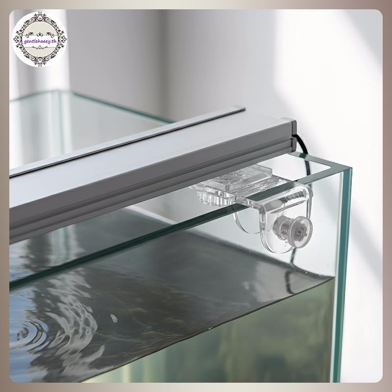 GG Fish Tank Net Holder อะคริลิค 1 ชุดโปร่งใส PP Clamp คลิปคงที่สําหรับ Anti Jump Net Aquarium ความป
