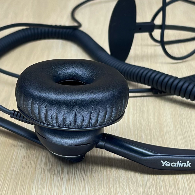 เหมาะสําหรับ YEALINK YEALINK ชุดหูฟังตัดเสียงรบกวน YHS33 34 ที่ปิดหูกันหนาวเบาะบริการลูกค้าชุดหูฟังอ