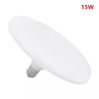 Voel หลอดไฟ LED 220V E27หลอดไฟ LED สว่างจ้า15W UFO โคมไฟแสงสีขาวเย็นตั้งโต๊ะในร่มไฟโรงรถ