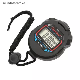 [ใหม่] กันน้ํา Chronometer มือถือ Poet นาฬิกาจับเวลา Professional Digital Sport Stopwatch LCD Timer หยุดนาฬิกา Timer [TH]