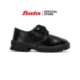 Bata บาจา รองเท้านักเรียนเด็กผู้ชาย รองเท้าทางการ รองเท้าเด็ก รองเท้านักเรียนแบบผูกเชือก School Shoes สีดำ 3216126