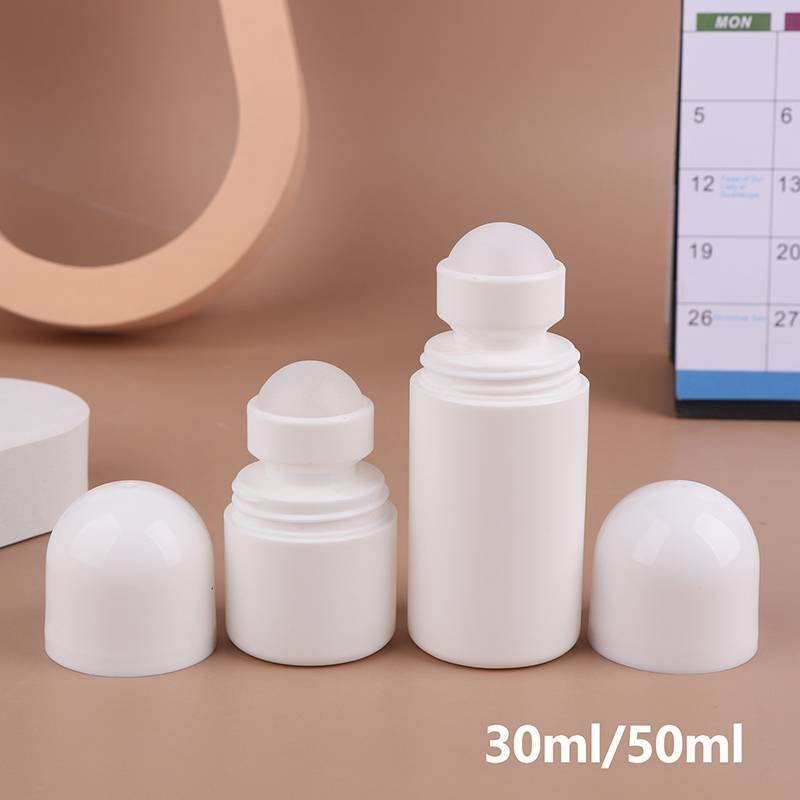 30ml/50ml ขวดลูกกลิ้งสําหรับที่ว่างเปล่ารีฟิลม้วนบนขวดReusable Leak-Proof DIYระงับกลิ่นกาย