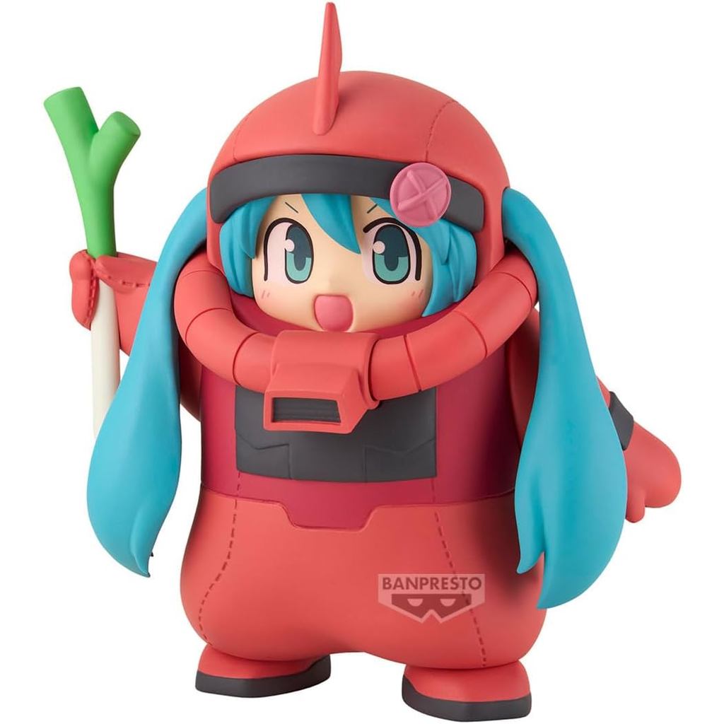 Banpresto - ฟิกเกอร์กันดั้ม 45th x Hatsune Miku - เครื่องแต่งกาย Zaku ของ Char - เวอร์ชั่น Hatsune M