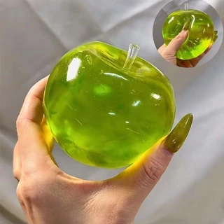 Red Apple Squishy ของเล่นความเครียดบรรเทาบีบ Apple Green Soft Sensory Fidget ของเล่น
