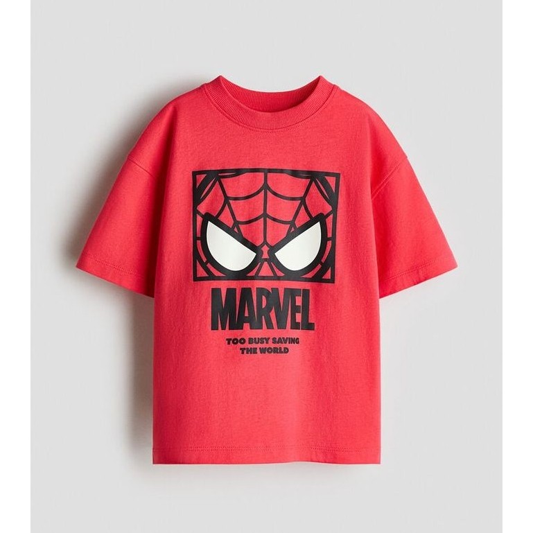 H&M(เอชแอนด์เอ็ม) เสื้อยืดโอเวอร์ไซส์พิมพ์ลาย เด็กผู้ชาย 1335301_6