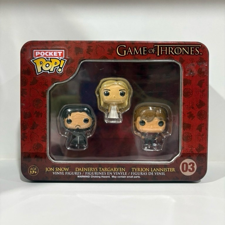 Pocket Pop Mini Game of Thrones Jon Snow, Daenerys Targaryen & Tyrion Lannister