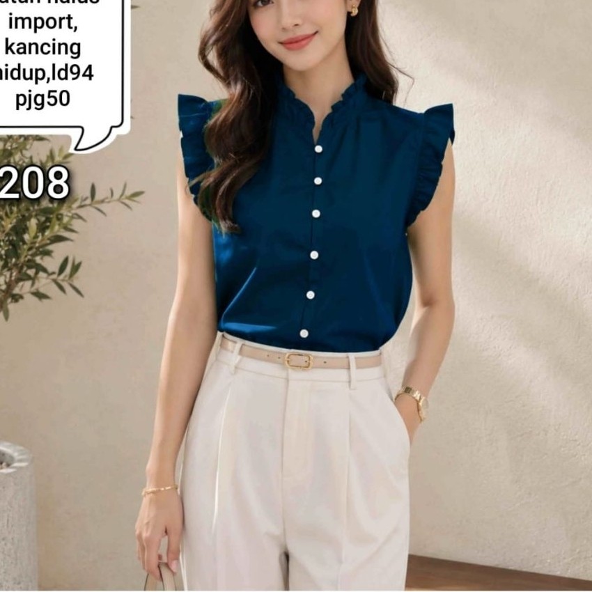 KATUN 3208 - Canned ผ้าคอตตอนเนื้อนุ่มนําเข้า กระดุมสด LD 94 ยาว 50