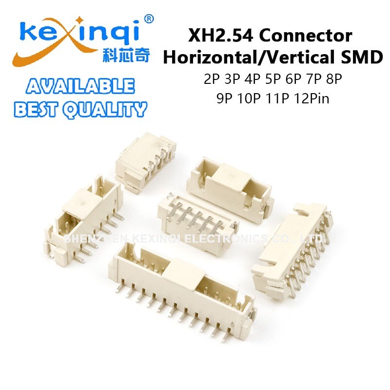 (10 ชิ้น) XH2.54 Connector SMT แนวนอนแนวตั้ง SMD 2P 3P 4P 5P 6P 7P 8P 9P 10P 11P 12Pin Terminal Conn