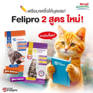 Felipro เฟลิโปร อาหารเม็ดแมว [5 ถุง] สูตรพิเศษที่ออกแบบมาเพื่อสุขภาพที่ดีของแมวทุกสายพันธุ์ ขนาด 1 กิโลกรัม (ถุงแบ่ง)