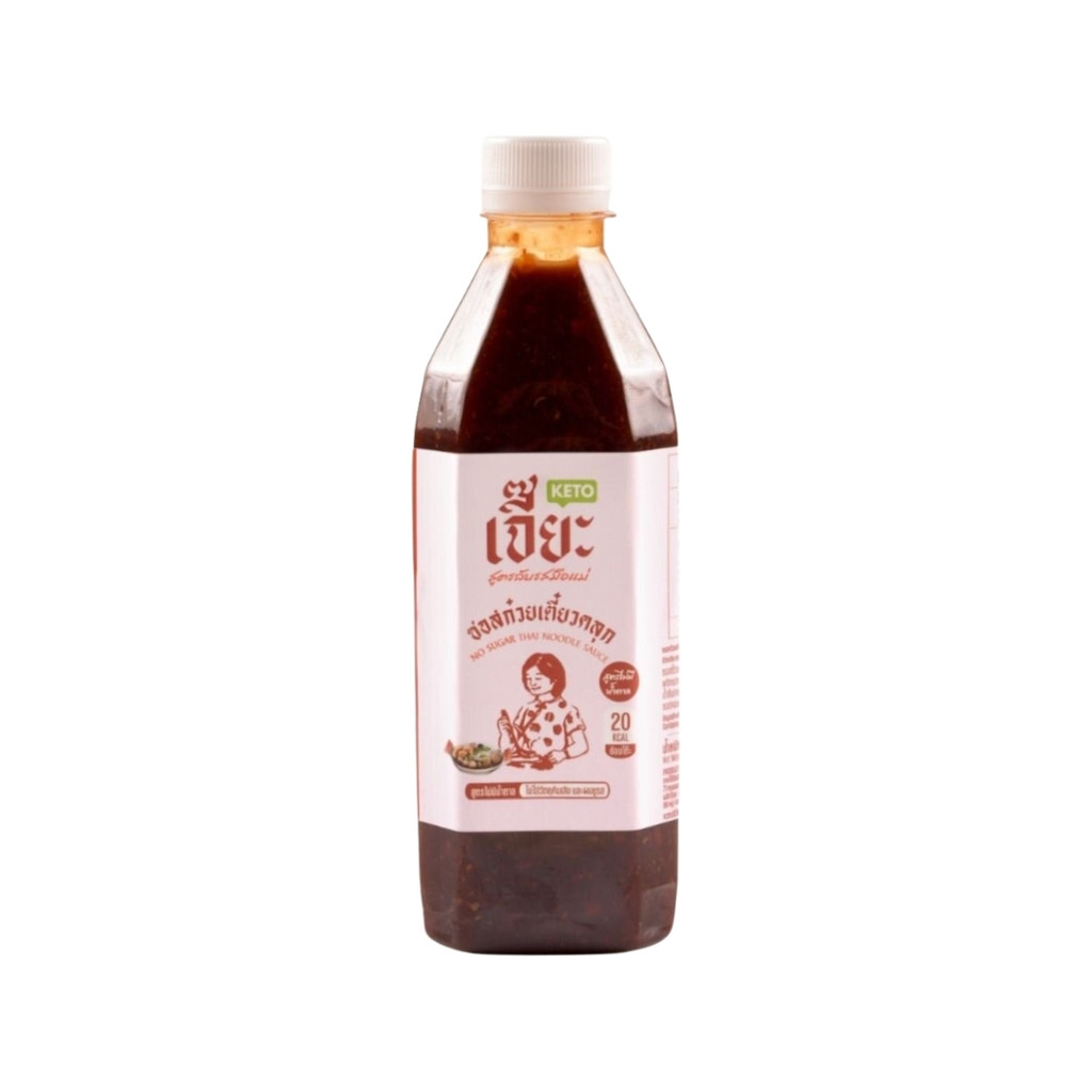 เจี๊ยะ ซอสก๋วยเตี๋ยวแห้งคลุก Jea Thai Noodle Keto Sauce 545ml.