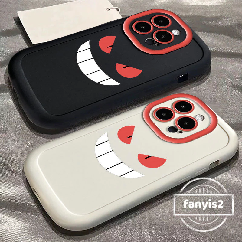 เคสลายการ์ตูนยิ้มสำหรับ Realme C25s C15 C11 C21Y C12 C53 C63 C55 C30 C35 C25Y C65 C67 C33 9i 8i 5 5i 5s C3 Narzo 50A 50i