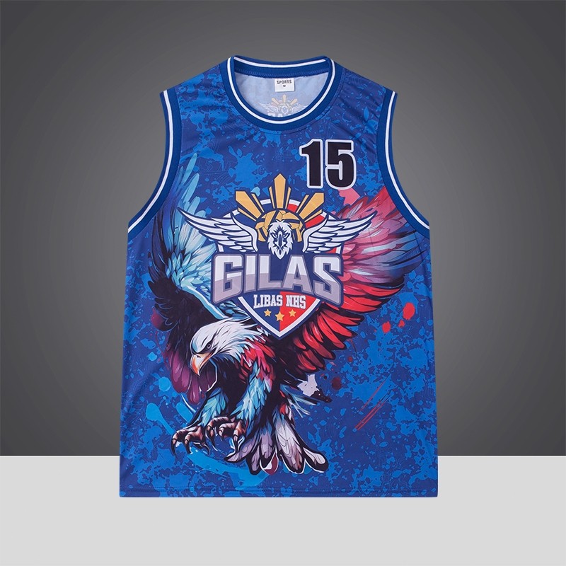 เสื้อบาสเก็ตบอลผู้ชาย Kyrie Irving short shirt PBA jersey Lonzo