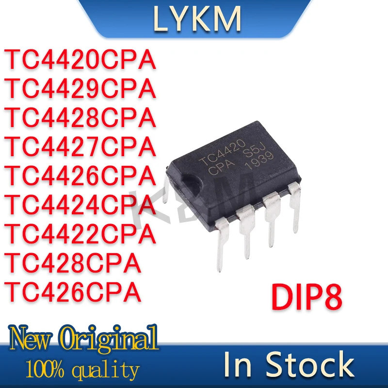 5/PCS ใหม่ Original TC4420CPA TC4429CPA TC4428CPA TC4427CPA TC4424CPA TC4422CPA TC428CPA TC426CPA TC