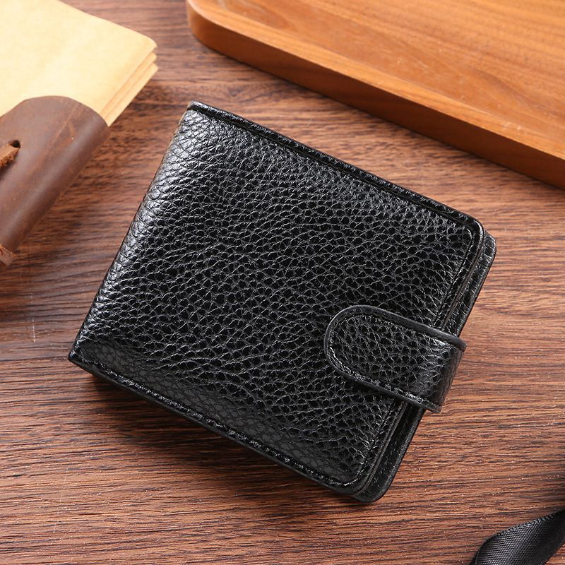 Wallet Men Money bag man Mens Wallet PU Leather Short Multifunctional Credit Card Bag All-in-One Sim