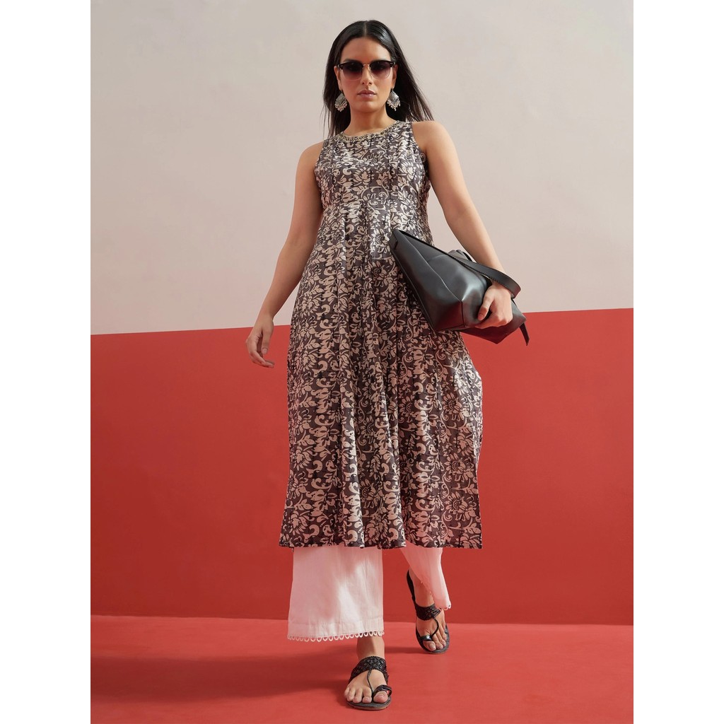 Kurti ผู้หญิงอินเดียสั้น Kurtis ผ้าฝ้าย ด้านบนยาวสั้น Kurtis Kurta เสื้อ UD57283ATTP