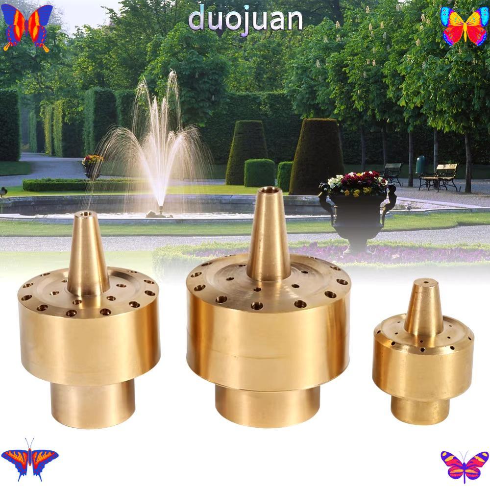 ศูนย์ DUOJUAN หัวฉีดน้ําพุสไตล์ตรง, FNPT ทองเหลืองดอกไม้คอลัมน์หัวฉีดสปริงเกลอร์, ทนทานสากล 1/2" 3/4