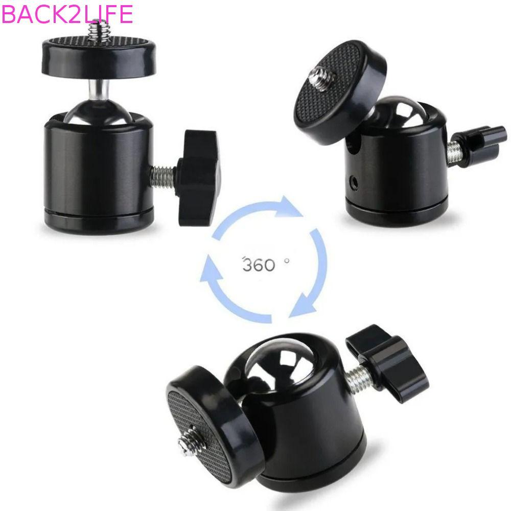 หัวบอลสกรูขาตั้งกล้องแบบโลหะ หมุนได้ 360 องศา สําหรับยึดกล้อง DSLR/DV