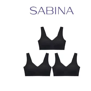 [แพ็ค 3 ชิ้น] Sabina เสื้อชั้นใน (ไม่มีโครง) รุ่น Seamless Fit ตะขอหลัง สายใหญ่ NBD24006 (119 เดิม)