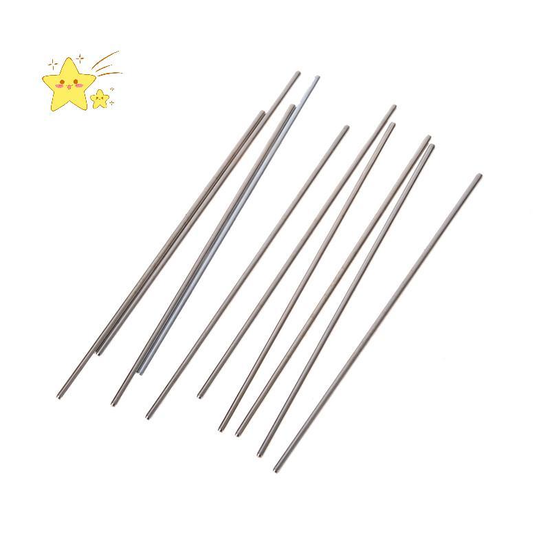[JBTH] 10 ชิ้น 2*100 มิลลิเมตรโลหะรุ่นเพลาเกียร์เส้นผ่านศูนย์กลาง 2 มิลลิเมตร DIY ของเล่นรถอุปกรณ์เสริม [JB]