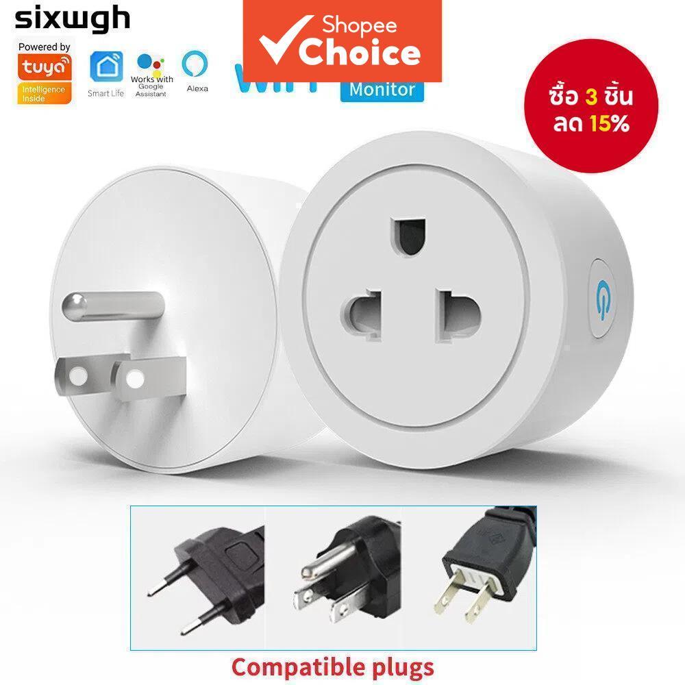 สําหรับ Tuya WiFi สมาร์ทซ็อกเก็ต US Power Outlet ทํางานร่วมกับ Smart Life APP ใช้งานร่วมกับสําหรับ Alexa Google Home