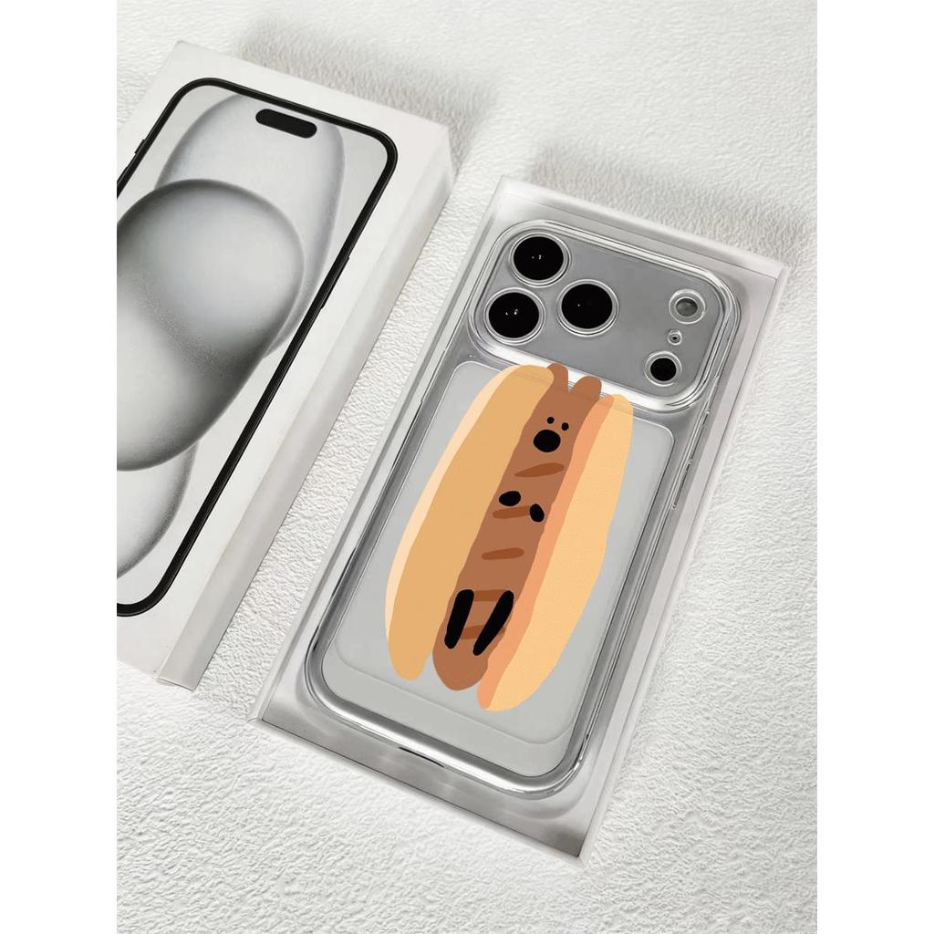 ขนมปังไส้กรอกสําหรับ iPhone 1715 16P ใหม่ 1413 เคสเจนนุ่ม