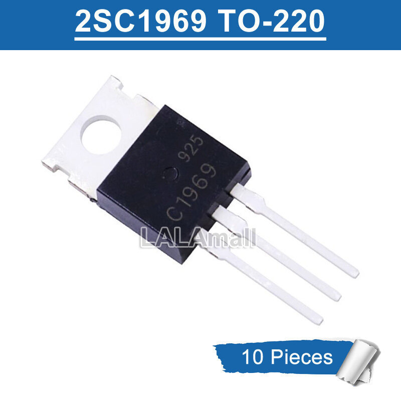 10 ชิ้น C1969 2SC1969 TO-220 NPN Power ทรานซิสเตอร์ใหม่