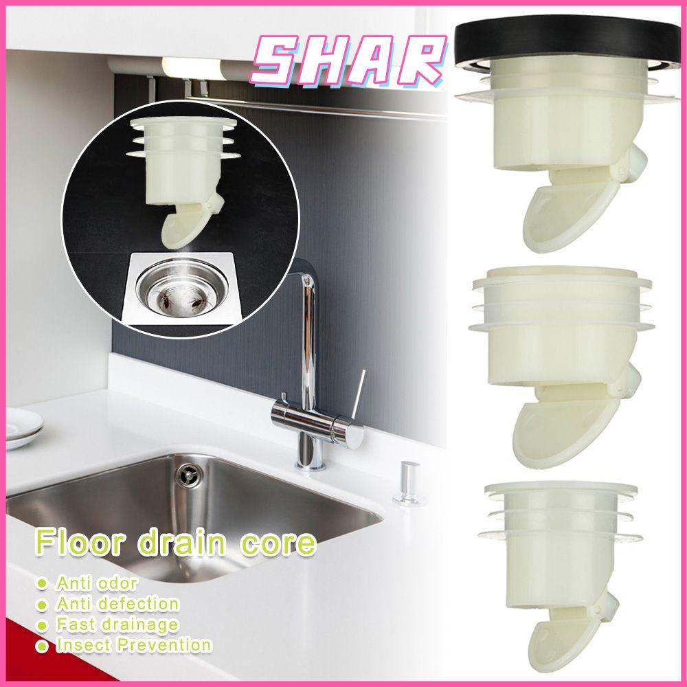 SHAR 5 ชิ้น/เซ็ตท่อระบายน้ําห้องครัวที่มีประโยชน์ Shower Drainer One Way วาล์วแมลงป้องกันท่อระบายน้ํากรองปลั๊ก