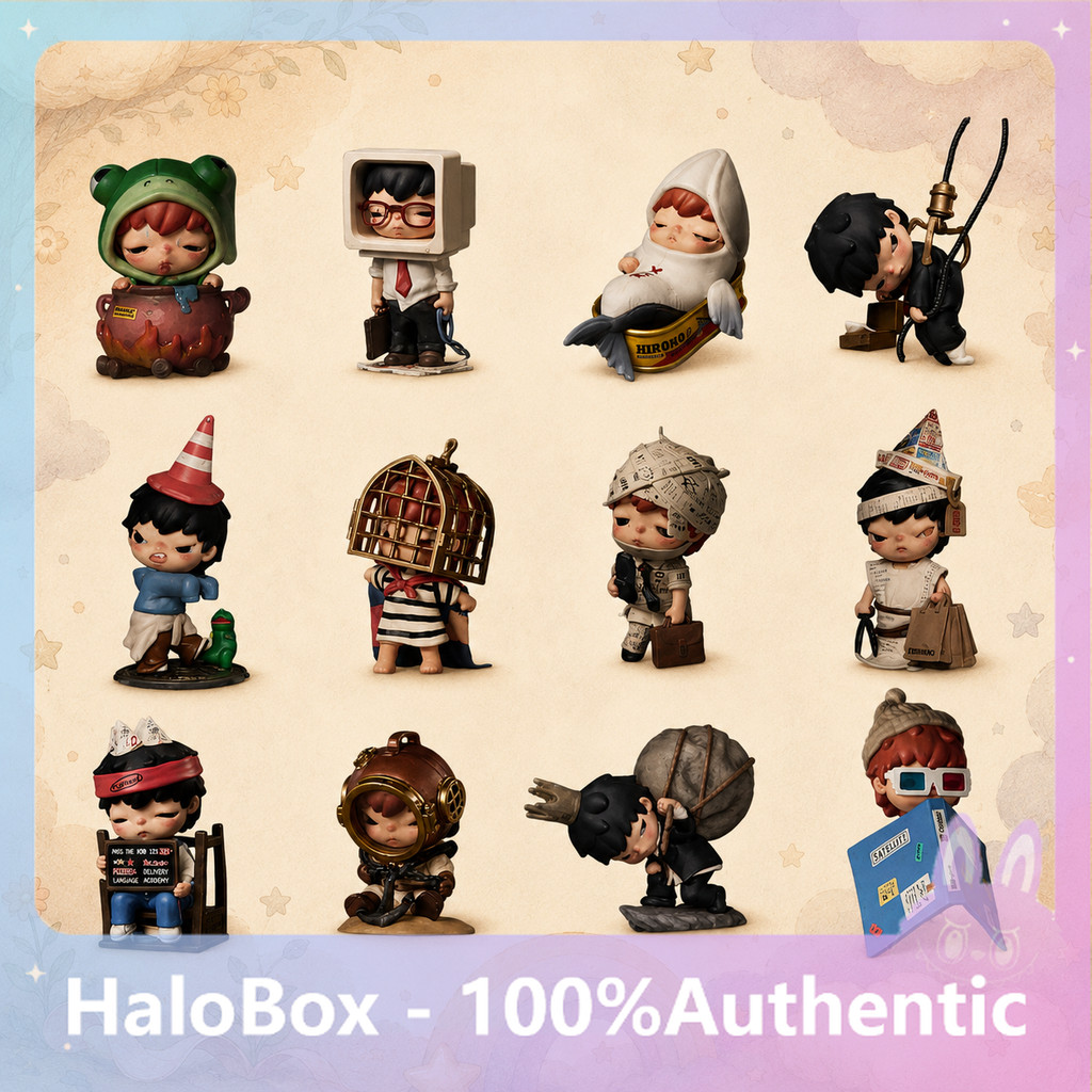 POPMART HIRONO เรือนกระจก Mimosa Series Mystery Box เครื่องประดับของแท้