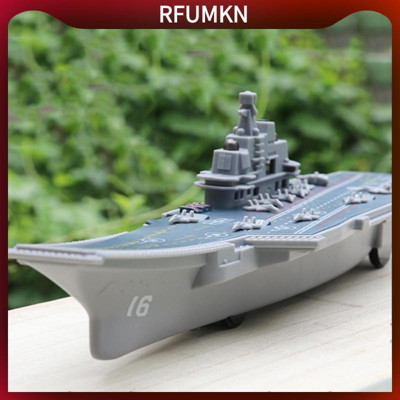 [rfumkn] 4D Model Battleship Aircraft Carrier Toy Submarine, Plastic Model Warships Ship
