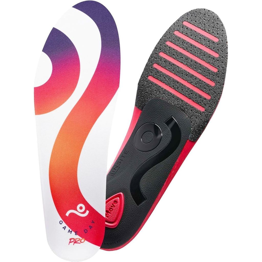 MOVE Game Day Pro - Ultimate Performance Sports Insoles with Shock Absorption for Basketball, Volley