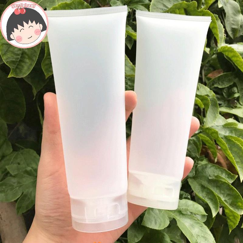 Gent หลอดแบบพกพาเปล่าบีบภาชนะเครื่องสําอางครีมขวดพลาสติก EN