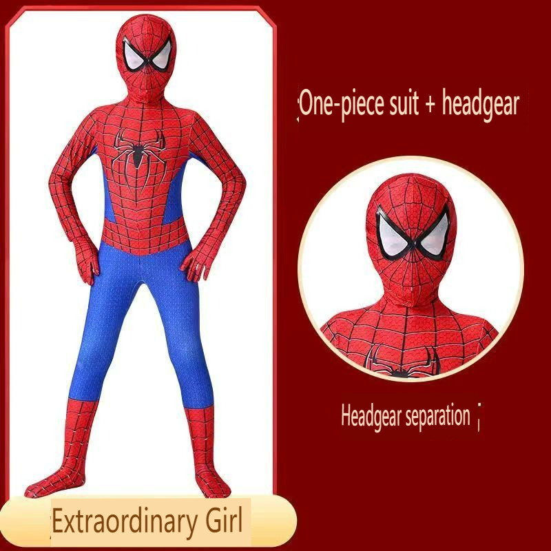 🔥พร้อมส่ง🔥 ชุด Spider Man สไปเดอร์แมน คอสเพลย์ บอดี้สูท ซูเปอร์ฮีโร่ เด็ก ผู้ใหญ่ ชุดฮาโลวีน