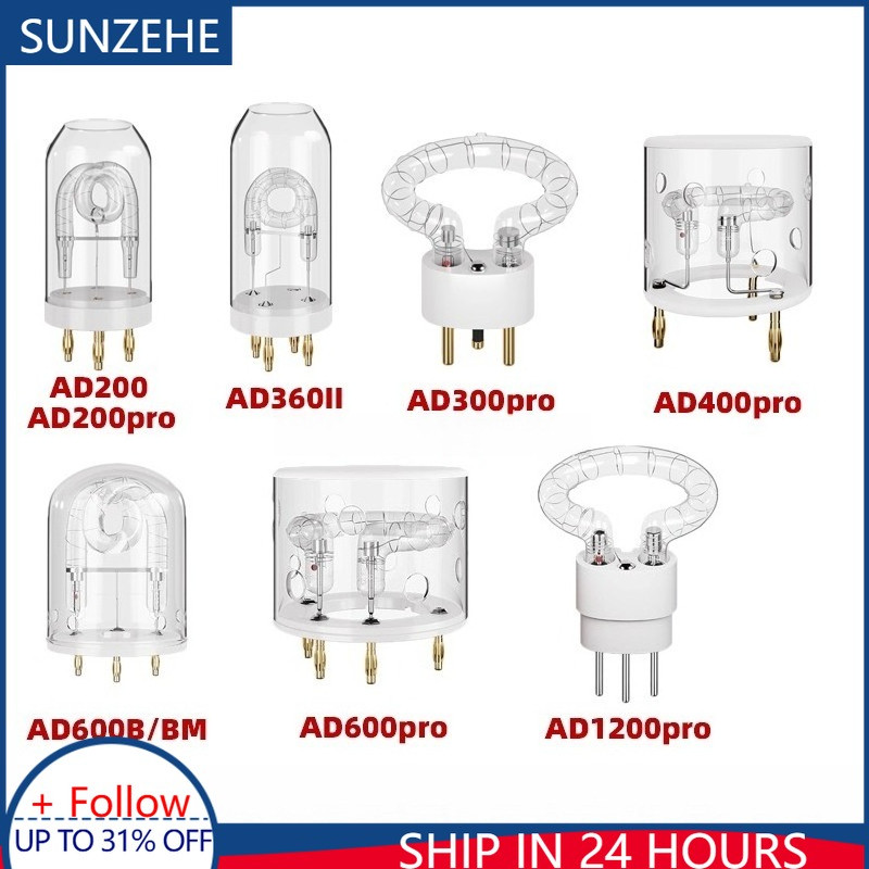 เฉพาะหลอดไฟแฟลชสําหรับ GODOX AD200 AD200pro AD300pro AD360II AD400pro AD600 AD600pro AD1200pro AR400