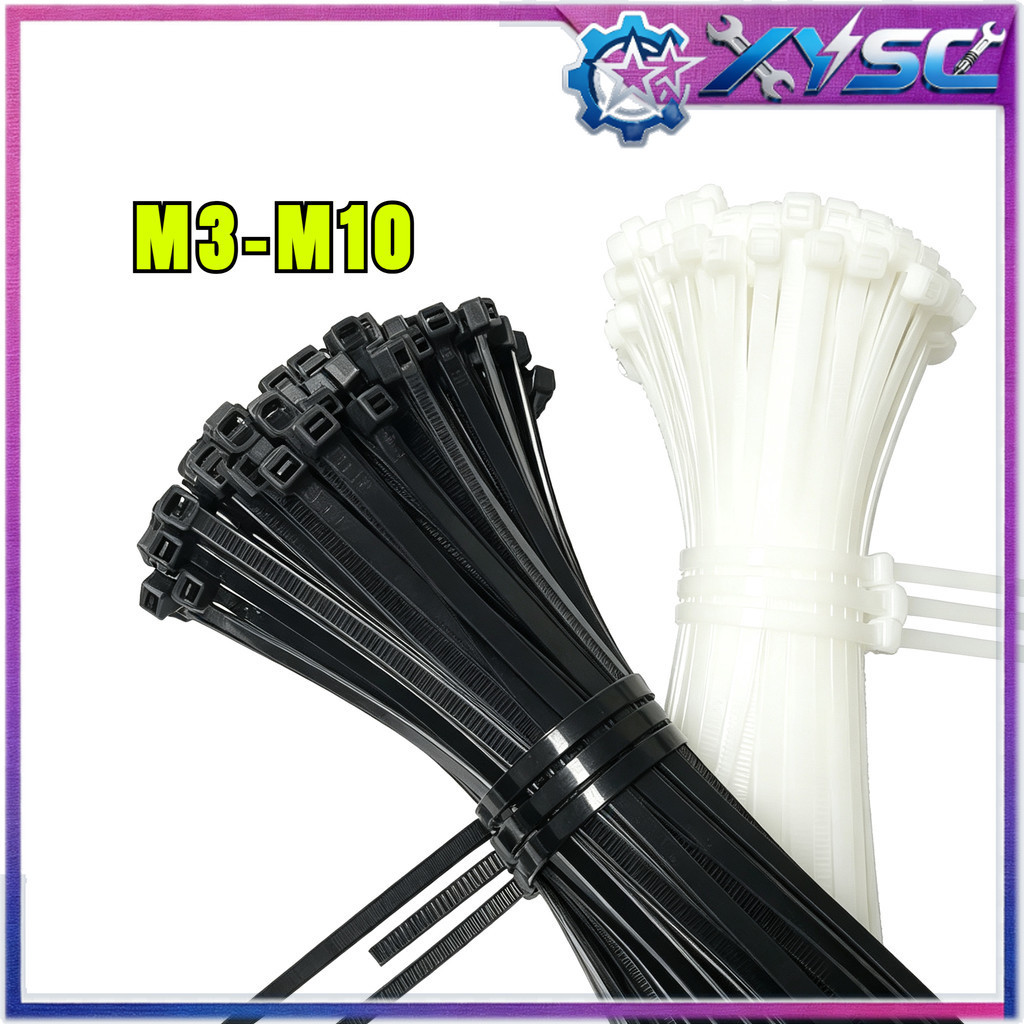 สายรัดเคเบิ้ลไทร์ เคเบิ้ลไทร์แบบหนา วัสดุไนลอนคุณภาพสูง / Cable Ties