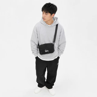 Simple Multi-Layer Storage Messenger กระเป๋าสี่เหลี่ยมเล็กแบบพกพา Commuter Outing กระเป๋าสะพาย