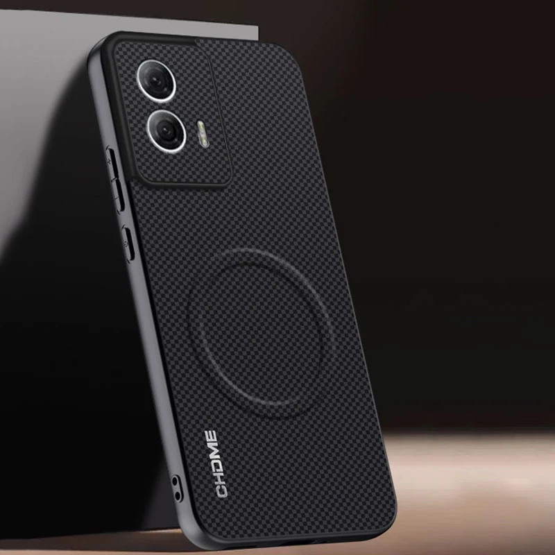 สําหรับ Motorola Moto G85 5G กรณีหรูหรารถผู้ถือแม่เหล็กสําหรับ Motorola G85 S50 Neo TPU ซิลิโคนกันกร