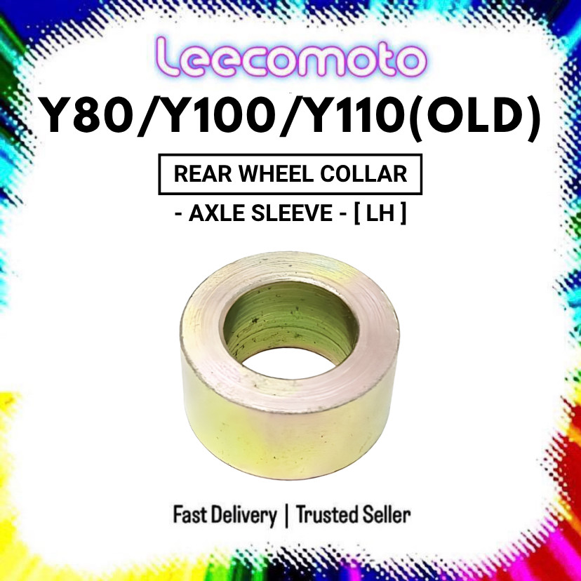 REAR WHEEL AXLE SLEEVE (LH) kiri Y80 Y100 Y110 เฟืองคอบุชเก่า
