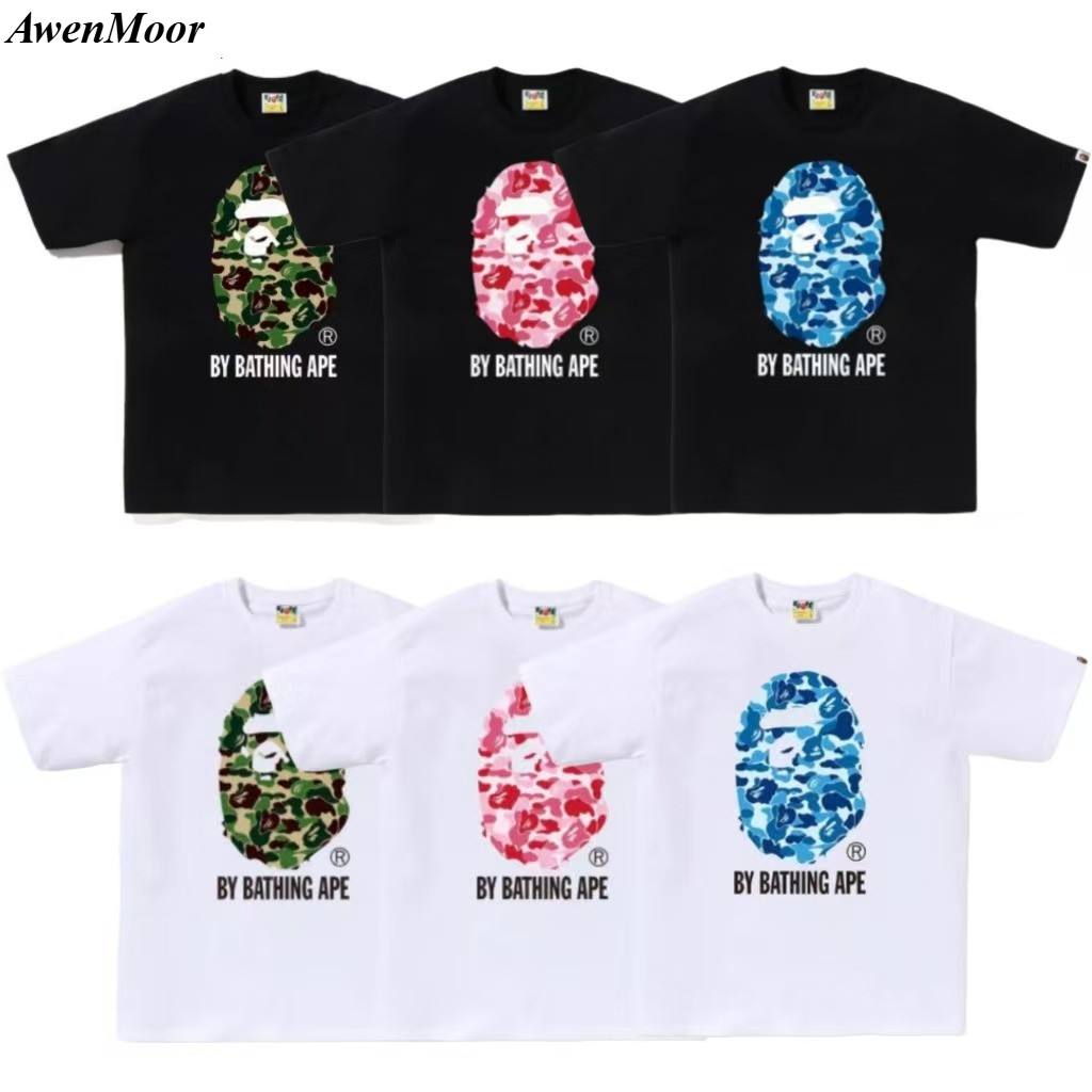 เสื้อยืดคอกลมผู้ชายแบรนด์ฮิตรุ่นใหม่ ลายพิมพ์แฟชั่น ผ้านุ่มซับเหงื่อได้ดี เหมาะใส่ฤดูร้อนจับคู่เสื้อผ้าได้หลากหลาย