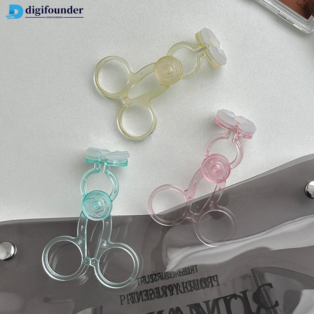 DIGIFOUNDER คลิปยึดใส่คอนแทคเลนส์ใส่ Remover ซิลิโคน Soft Tip Tweezer Stick สวมใส่เครื่องมือเลนส์อุป