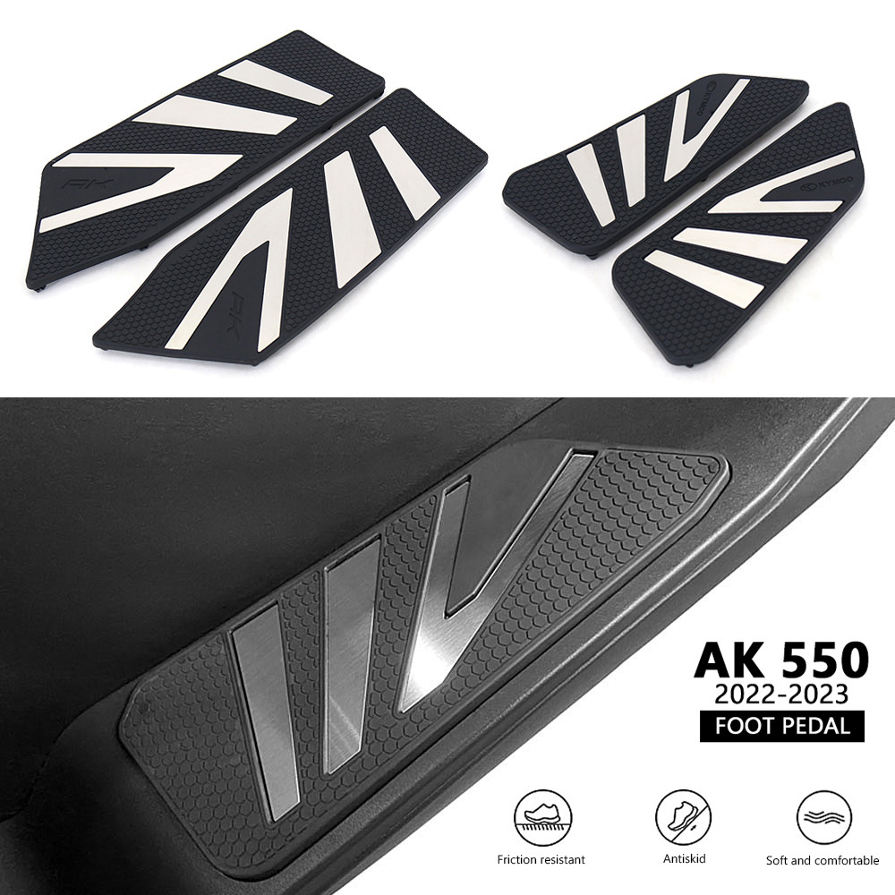 MANew Accessories For KYMCO AK550 ak550 AK ak 500 2022 2023 Scooter Footrest Footboard Step Foot Pla