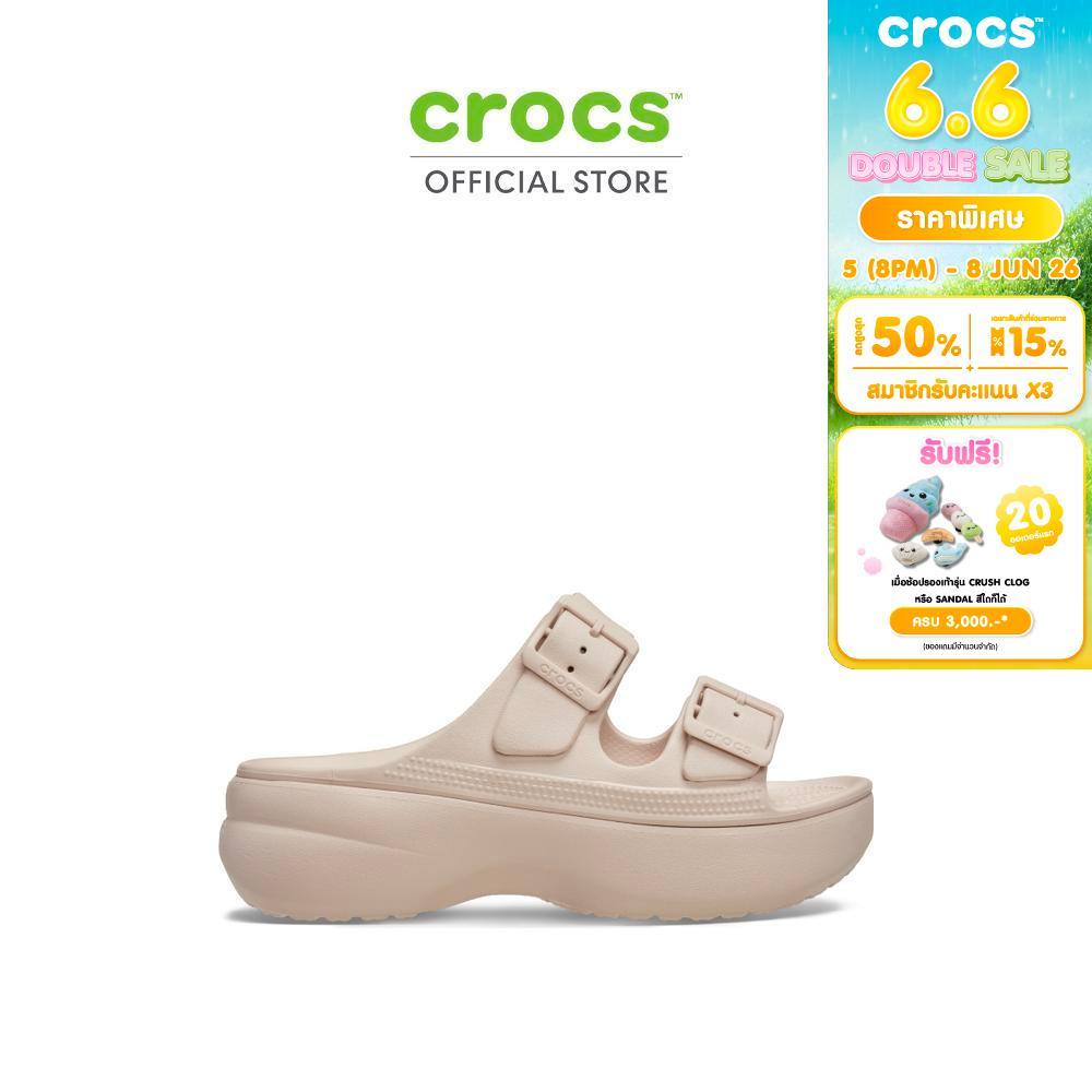 CROCS รองเท้าแตะผู้หญิง SATURDAY PLATFORM SANDAL รุ่น 212880-6UR - QUARTZ