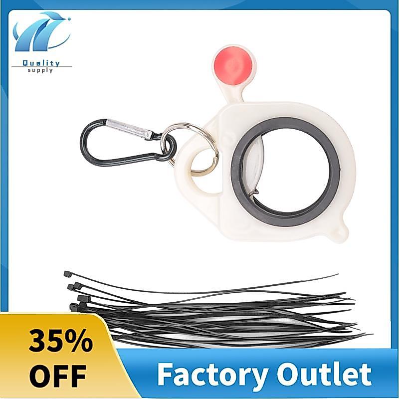 Zip Ties Holder Keeper สําหรับสายไฟแบบพกพาฮาร์ดแวร์เครื่องมือเก็บเรืองแสงใน Dark Zip Tie Organizer