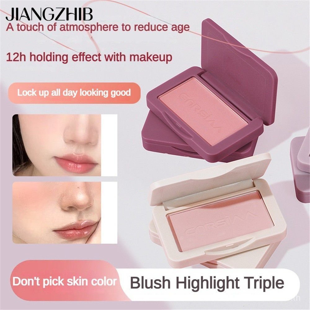 JIANGZHIB จัดส่งจากประเทศไทยCORSIA Cushion Blush Palette เฉดสีปรับได้ เนื้อครีม เกลี่ยง่าย ติดทนนาน 