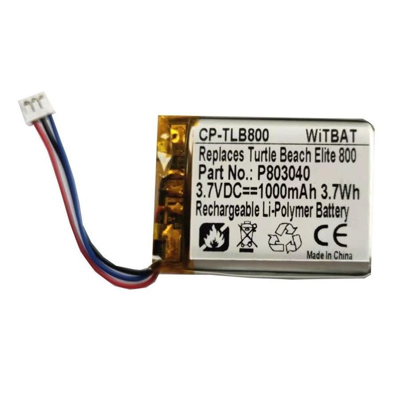 เหมาะสําหรับแบตเตอรี่หูชายหาดเต่า i30,i60, i70耳机P803040