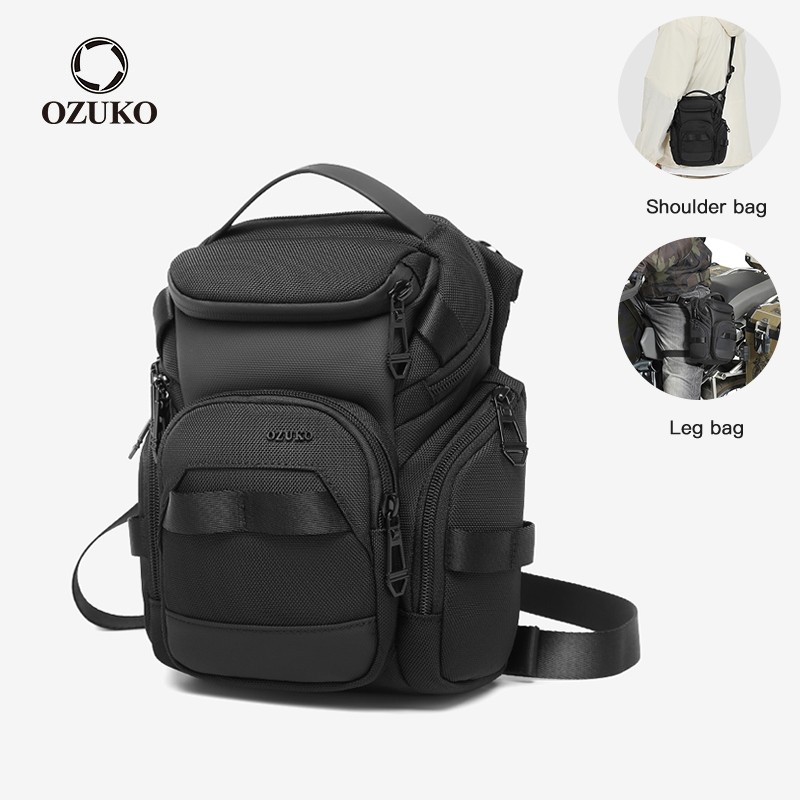 OZUKO Drop Leg Bag Multi Pockets Outdoor Motorcycle Ride กระเป๋าคาดเอวกันน้ํา