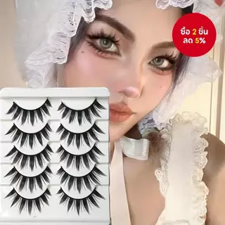 ขนตาปลอม 3D Big Devil 5 คู่ - Spky Manga Style C-Curl, Wispy Dramamatic Volume Faux Mink, ชุดขนตานางฟ้าที่สะดวกสบายสําหรับคอสเพลย์ & Daily Glam