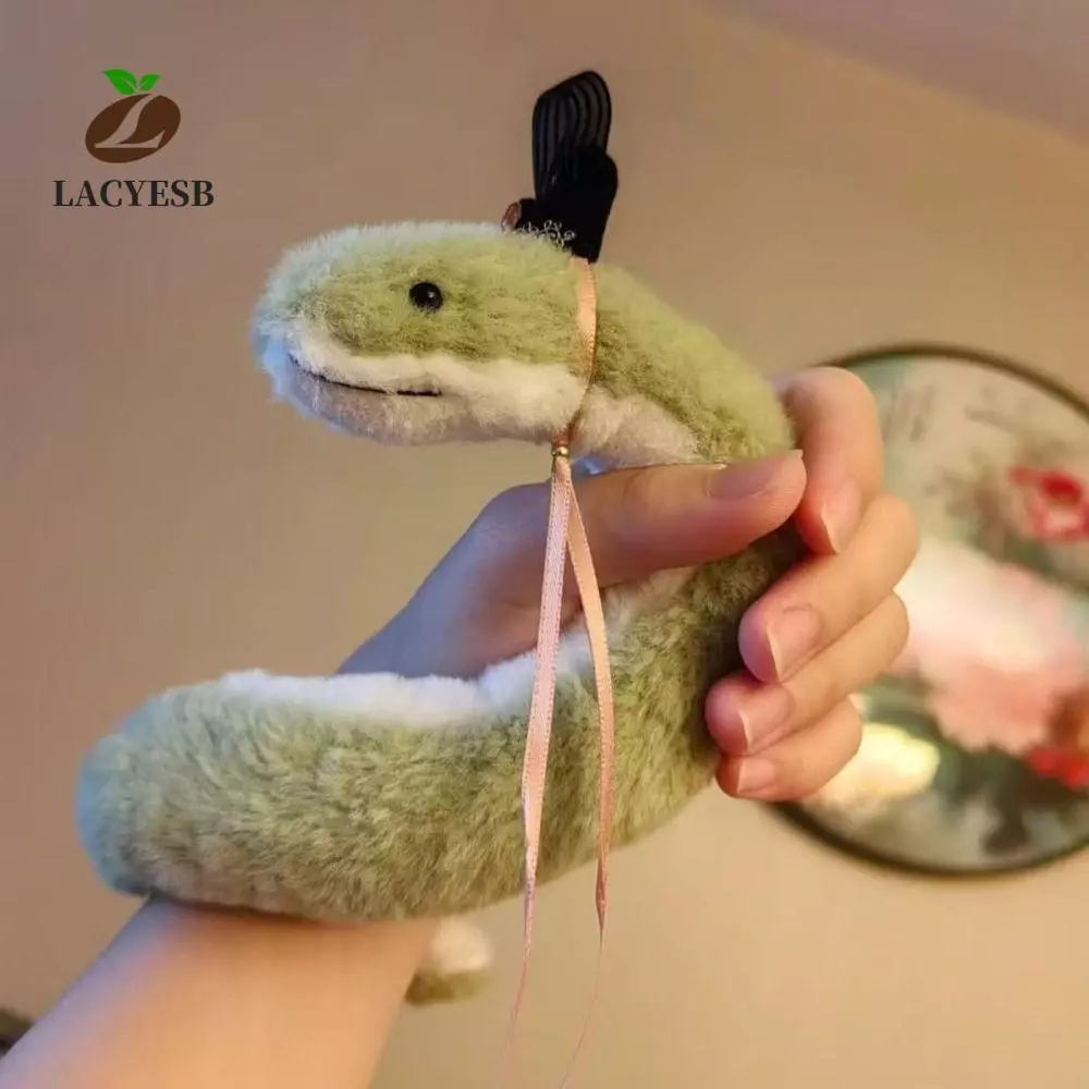 ตุ๊กตางูของเล่นเด็ก ตุ๊กตางูน้อยนุ่มนิ่ม