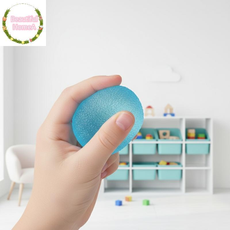 BHome Squishy Fidget Ball ของเล่น 1 ชิ้นสําหรับเด็กผู้ใหญ่ความเครียดบรรเทา Sensory Squeeze ของเล่นสําหรับ Study Therapy ใช้ในบ้าน TH