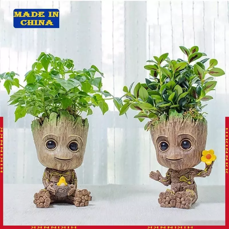 HIK Baby Figures Flower Pen Holder Bird Nest Mother Day Mother Flower Care